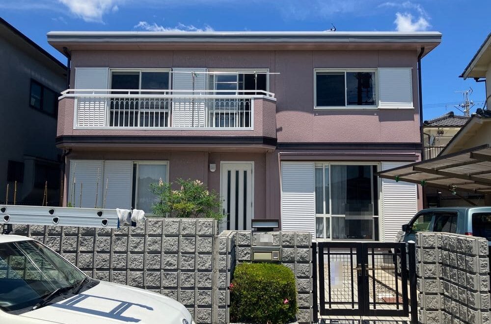 名張市の外壁塗装、屋根塗装をリペイント匠が施工した写真