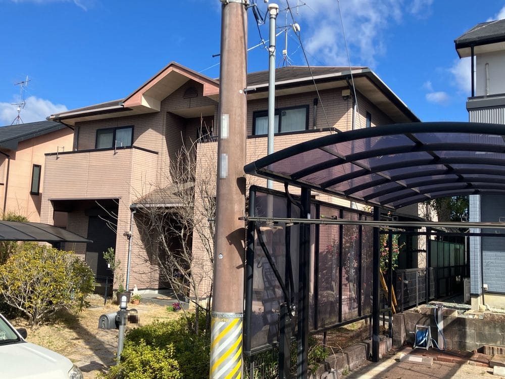 名張市の外壁塗装、屋根塗装をリペイント匠が施工した写真