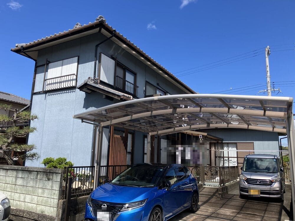 Y様(津)施工前_外壁全体 (3) 津市の外壁塗装をリペイント匠が施工した写真