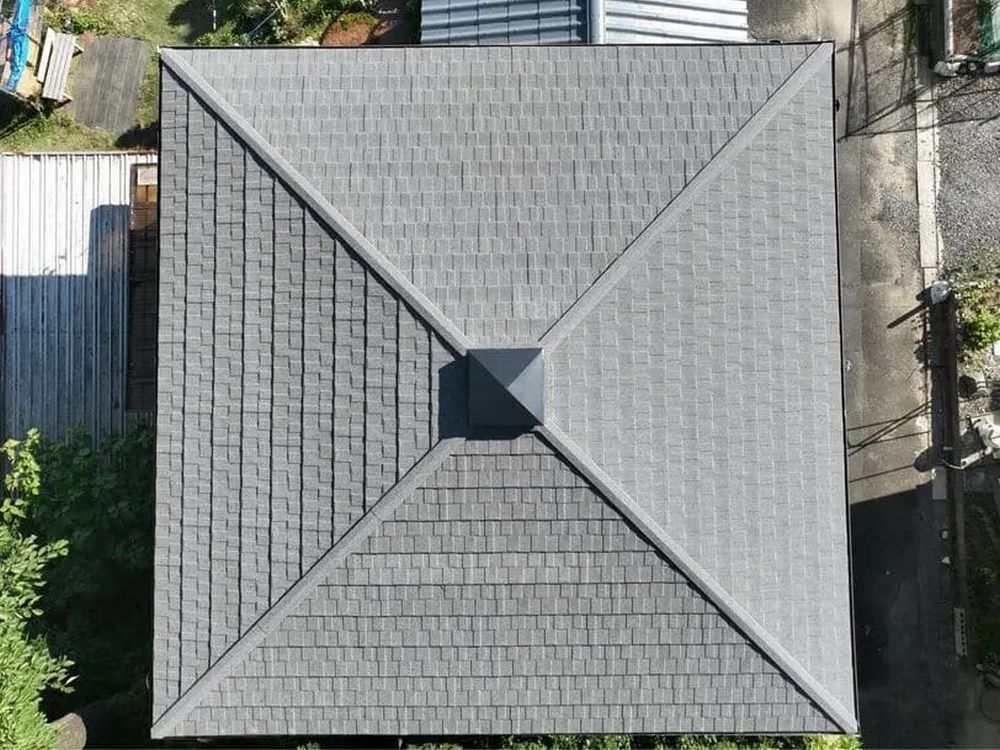 いなべ市の屋根工事をリペイント匠が施工した写真