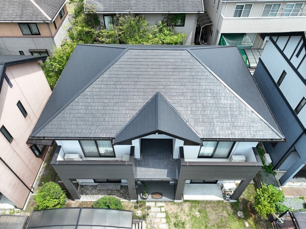 名張市の外壁塗装、屋根塗装をリペイント匠が施工した写真