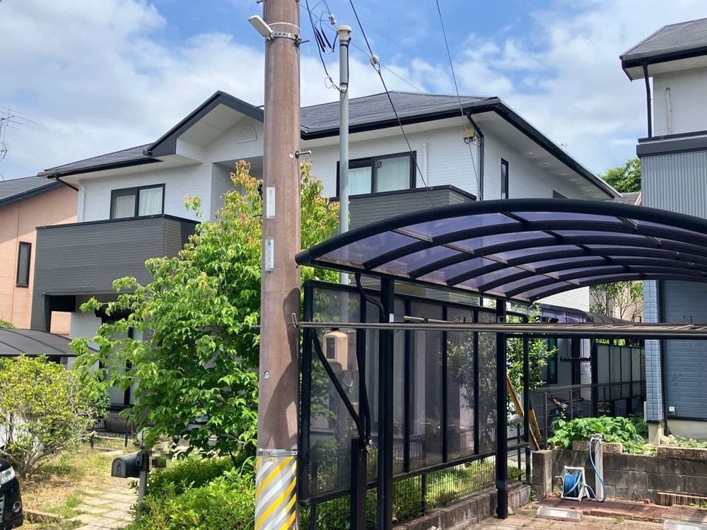 名張市の外壁塗装、屋根塗装をリペイント匠が施工した写真