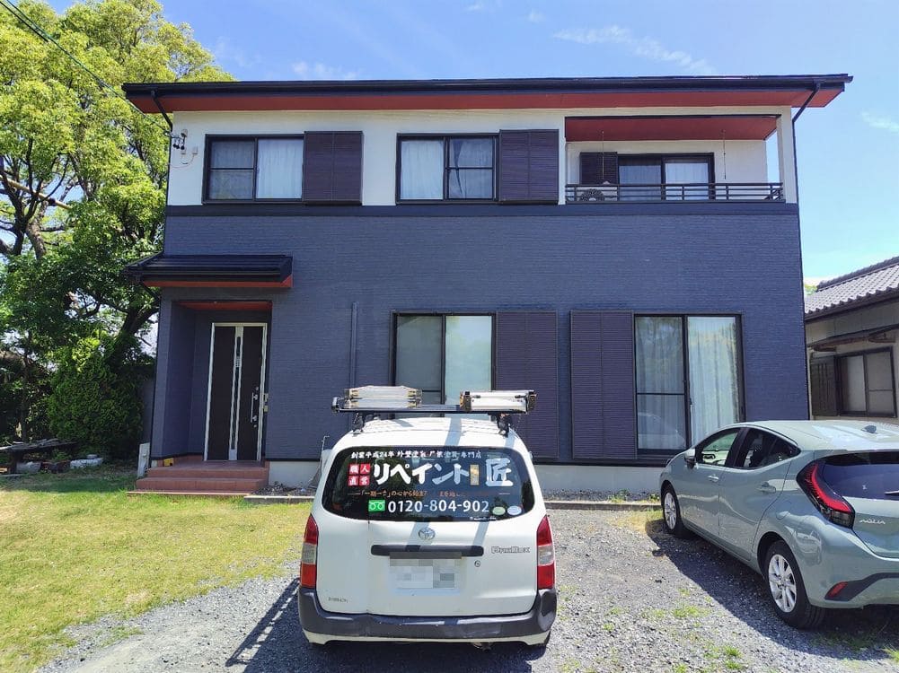 鈴鹿市の外壁塗装、屋根塗装、防水工事をリペイント匠が施工した写真
