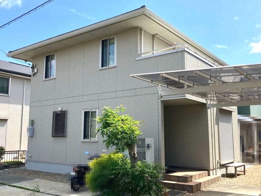K様(伊勢市)外壁‗施工前3 伊勢市の外壁塗装をリペイント匠が施工した写真