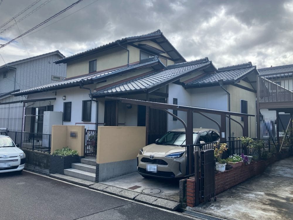 四日市市の外壁塗装をリペイント匠が施工した写真