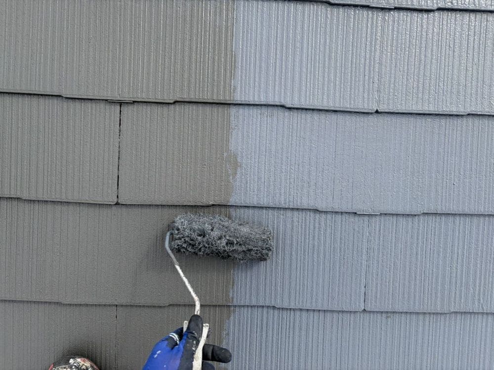 S様(伊賀市ゆめが丘)屋根(上塗り1) 伊賀市の外壁塗装、屋根塗装をリペイント匠が施工した写真