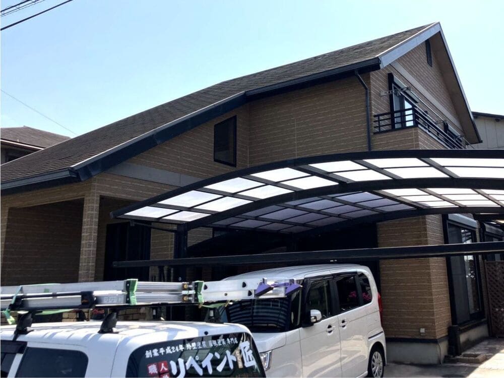 K様(津)施工前_外壁全体 (5) 津市の外壁塗装、防水工事をリペイント匠が施工した写真