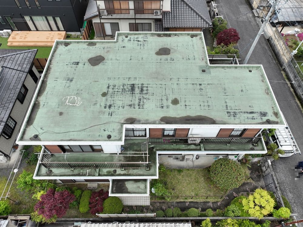 O様(名張市桔梗が丘)施工前 名張市の防水工事をリペイント匠が施工した写真