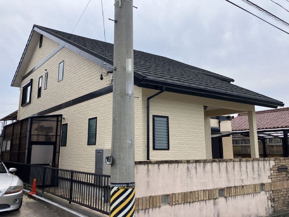 K様(津)施工後_外壁全体 (3) 津市の外壁塗装、防水工事をリペイント匠が施工した写真