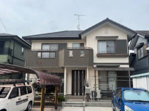 桑名市の外壁塗装、屋根塗装をリペイント匠が施工した写真
