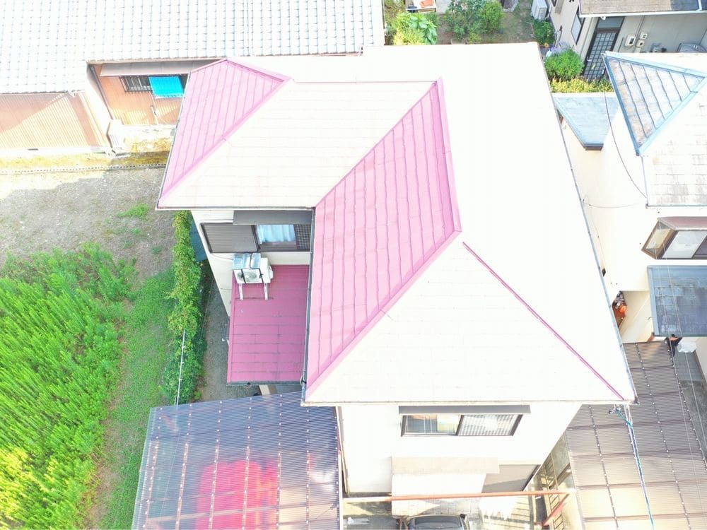 施工前_屋根全体 (6) 松阪市で屋根工事をリペイント匠が施工した写真
