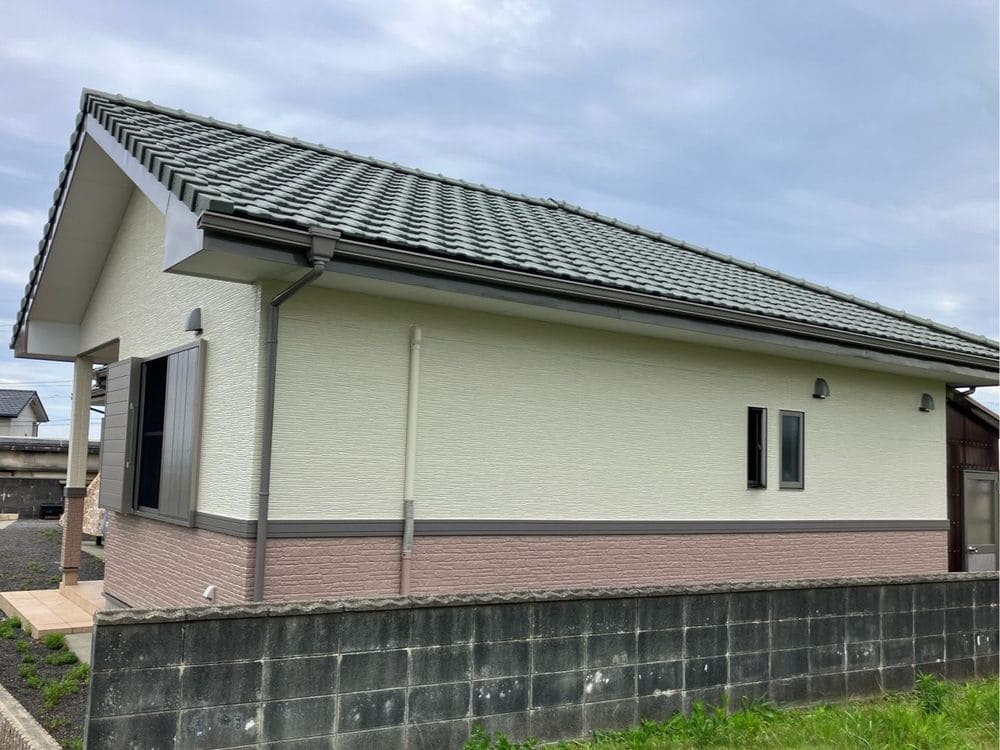 M様志摩市大王町_施工後_外壁全体 志摩市の外壁塗装をリペイント匠が施工した写真