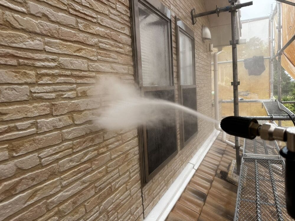 津市で外壁塗装、防水工事をリペイント匠が施工した写真