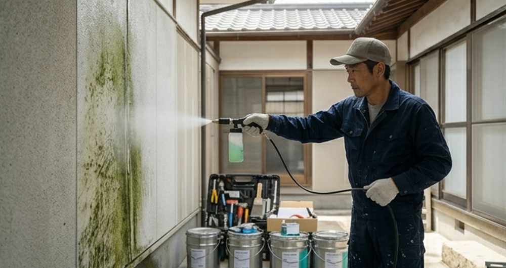 いざ外壁塗装へ!プロが行う「徹底した高圧洗浄」の凄み