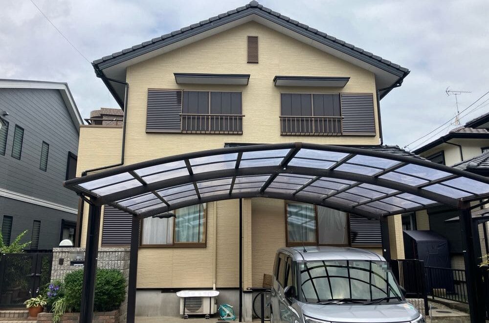 津市の外壁塗装をリペイント匠が施工した写真