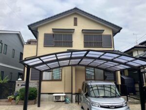 津市の外壁塗装をリペイント匠が施工した写真