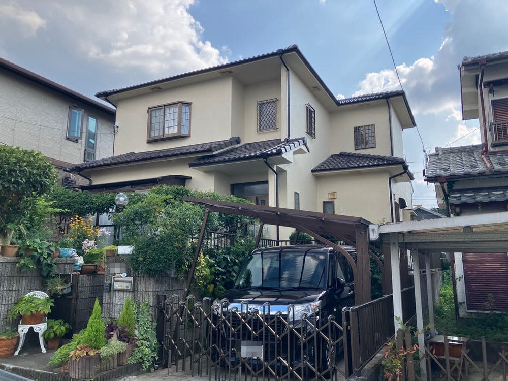 名張市の外壁塗装、屋根塗装をリペイント匠が施工した写真