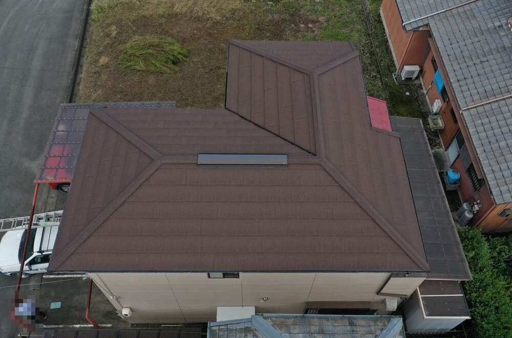 松阪市で屋根工事をリペイント匠が施工した写真
