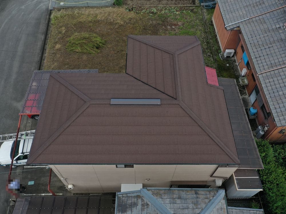 施工後_屋根全体 (1) 松阪市で屋根工事をリペイント匠が施工した写真