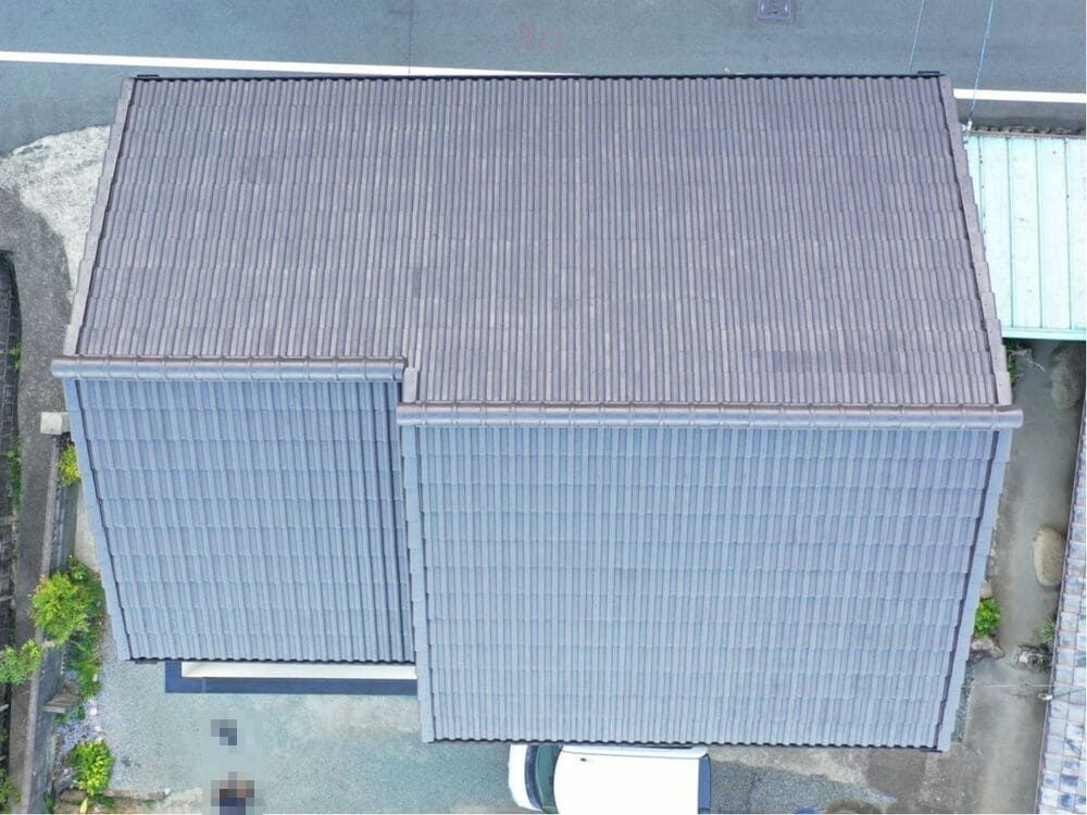 S様(津)施工後_屋根全体 津市の外壁・屋根塗装をリペイント匠が施工した写真