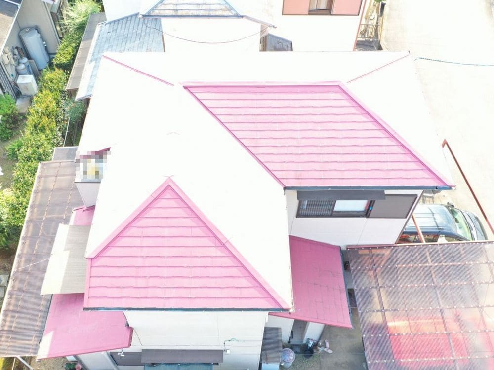 施工前_屋根全体 (4) 松阪市で屋根工事をリペイント匠が施工した写真