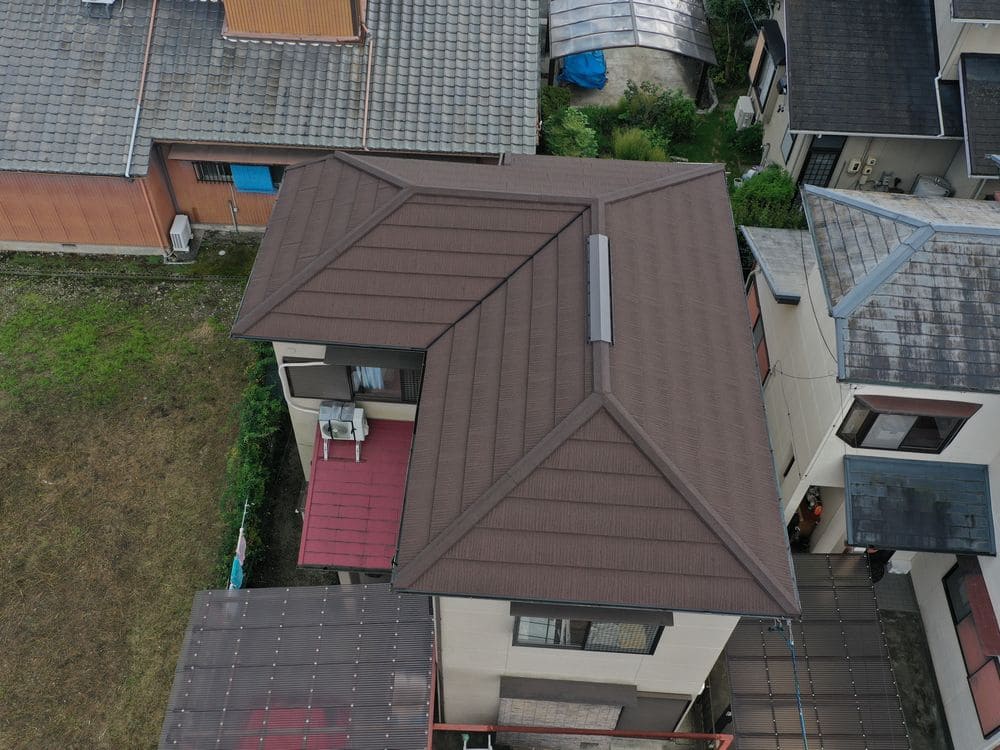 施工後_屋根全体 (3) 松阪市で屋根工事をリペイント匠が施工した写真