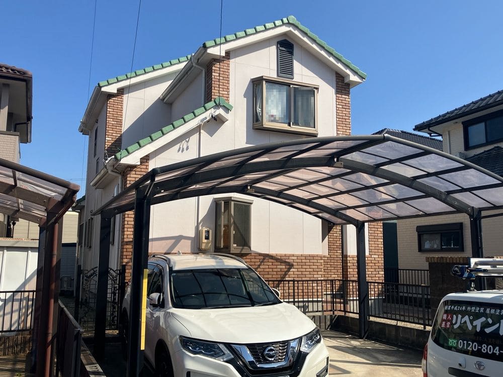 四日市市_S様_外壁全体3(施工前) 四日市市の外壁塗装をリペイント匠が施工した写真