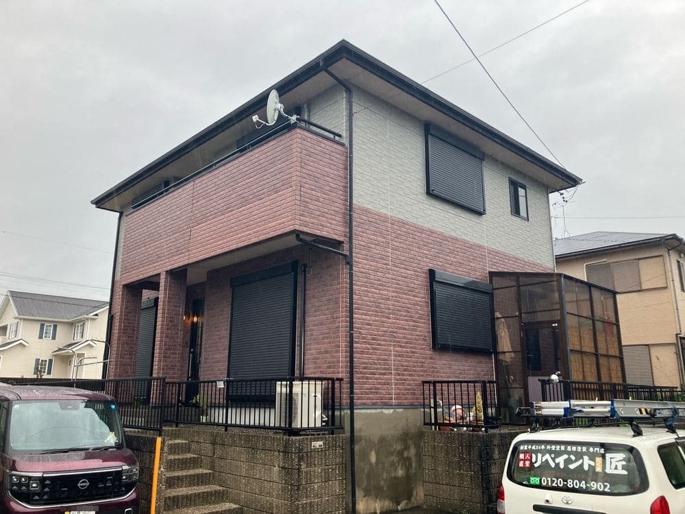 亀山市の外壁塗装、屋根塗装をリペイント匠が施工した写真