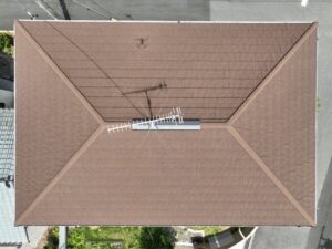 名張市の屋根工事をリペイント匠が施工した写真