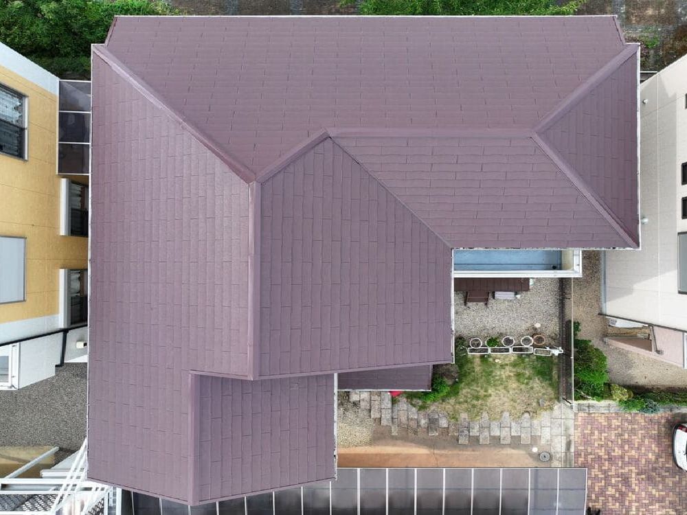 H様(津市)_施工後_屋根全体 津市で外壁・屋根塗装をリペイント匠が施工した写真