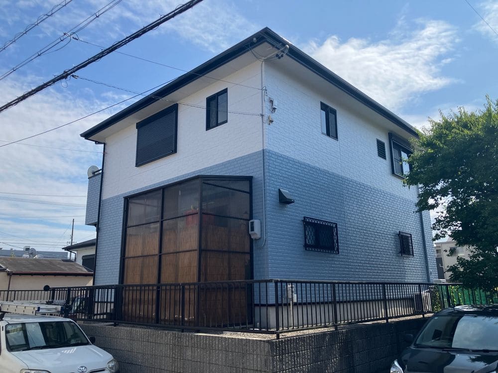 亀山市の外壁塗装、屋根塗装をリペイント匠が施工した写真