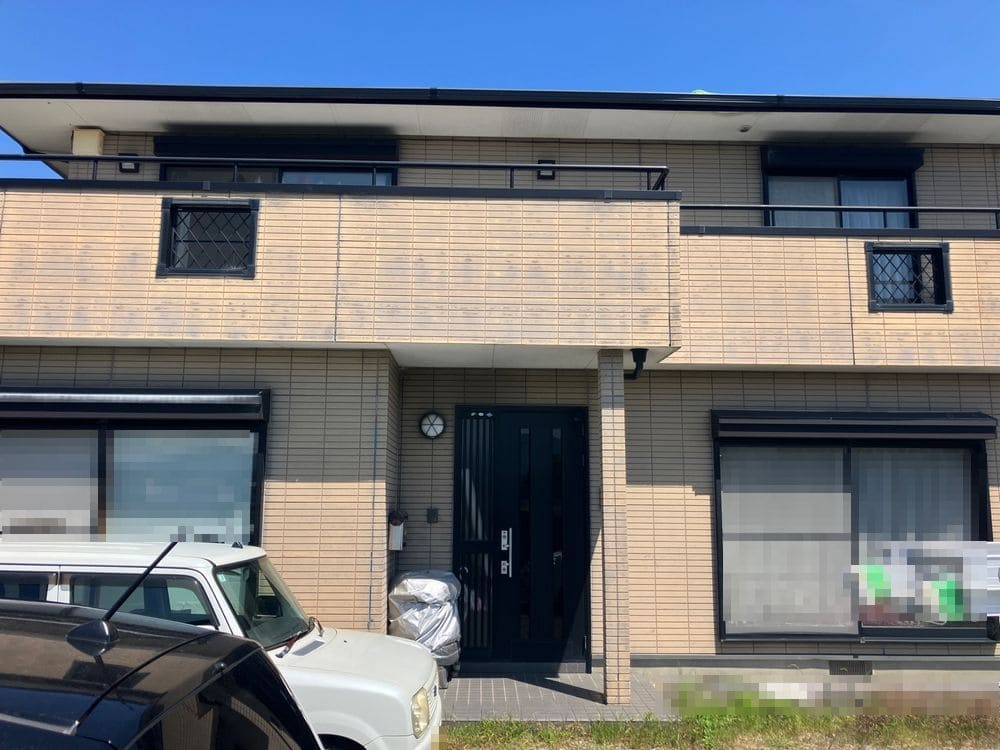 O様‗伊勢市‗外壁‗施工前 伊勢市O様邸の外壁塗装の施工前写真