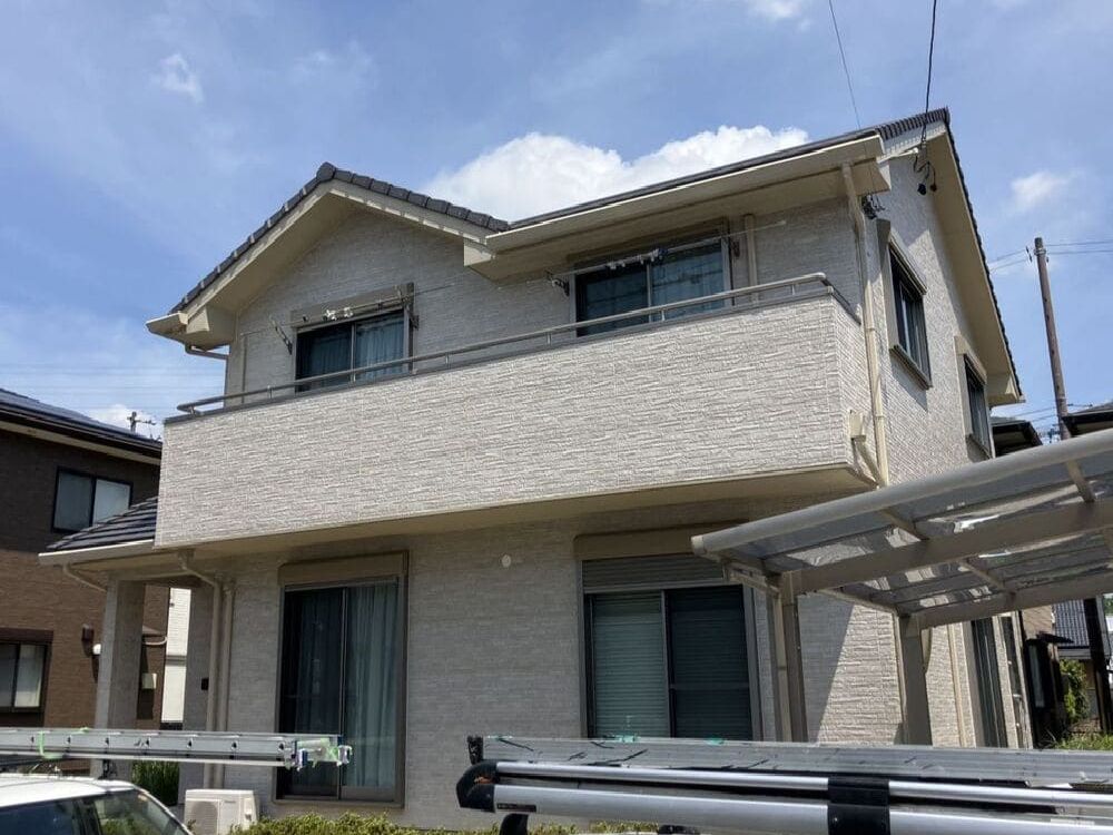 K様(津)施工後_外壁全体 津市で外壁塗装、防水工事をリペイント匠が施工した写真