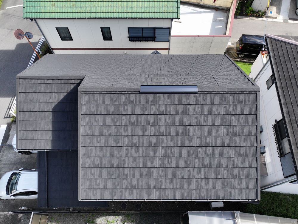 四日市市_I様_屋根全体2(施工後) 四日市市I様邸の屋根工事の施工後
