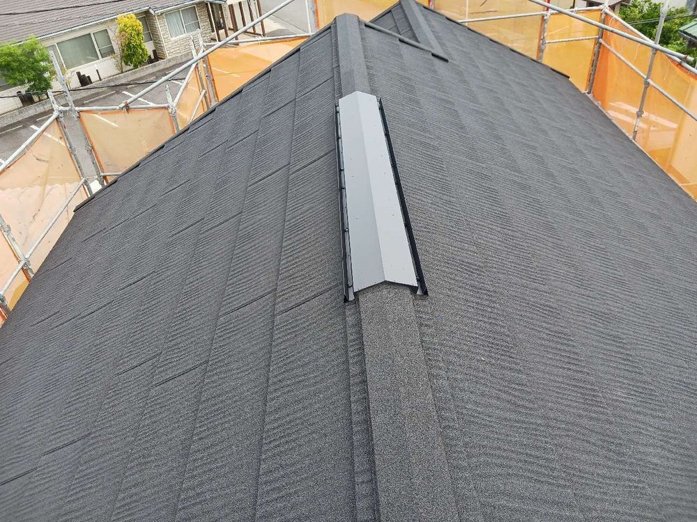 四日市市_I様_換気棟設置 四日市市I様邸の屋根工事の工程写真