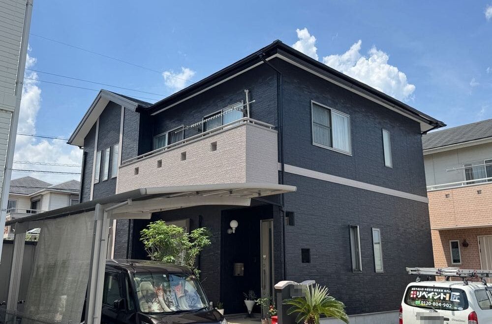 四日市市の外壁・屋根塗装をリペイント匠が施工した写真