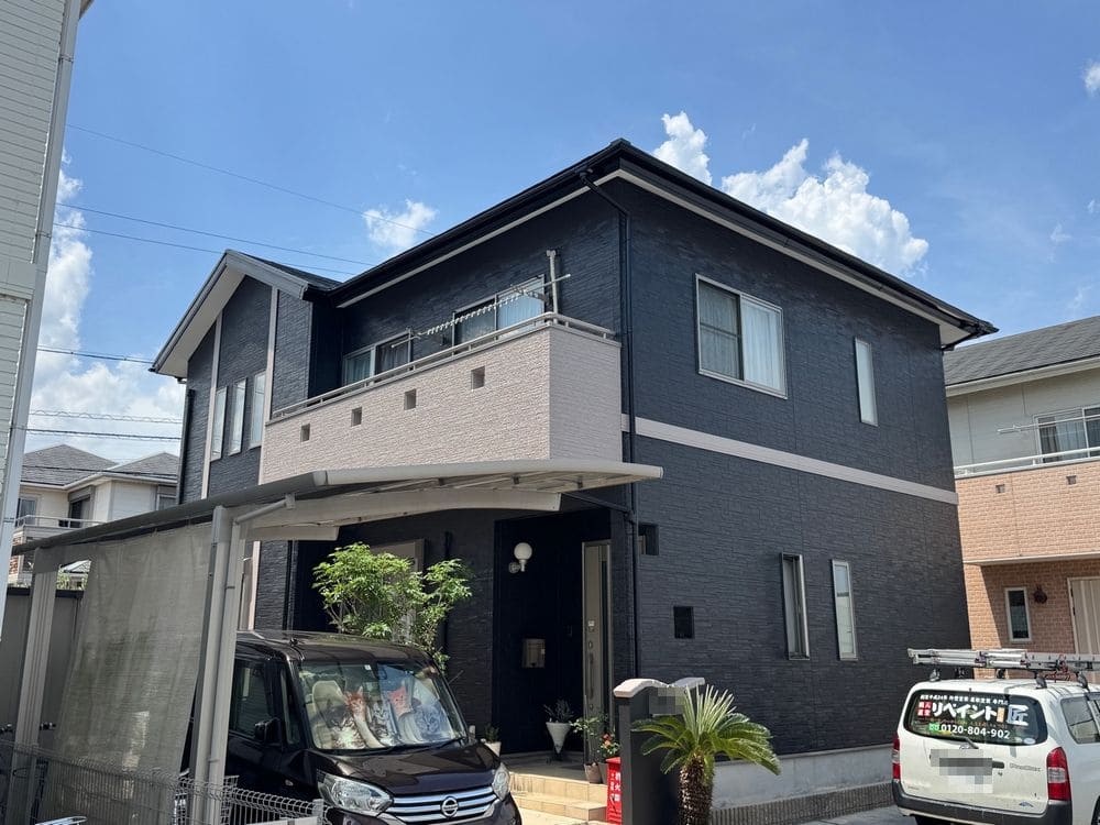 四日市市の外壁・屋根塗装をリペイント匠が施工した写真