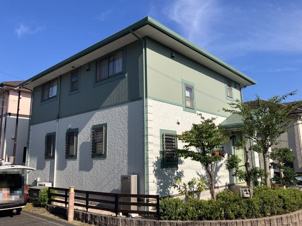 津市の外壁・屋根塗装をリペイント匠が施工した写真