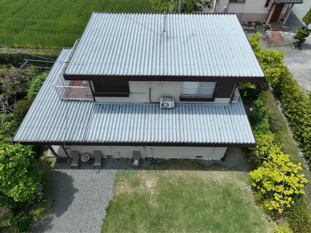 施工前_屋根全体 (2) 松阪市で外壁塗装と屋根工事をリペイント匠が施工した写真