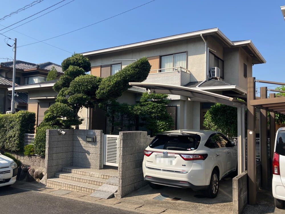 名張市の外壁・屋根塗装をリペイント匠が施工した写真
