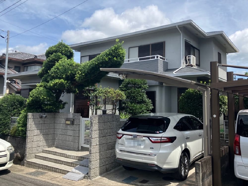 名張市の外壁・屋根塗装をリペイント匠が施工した写真