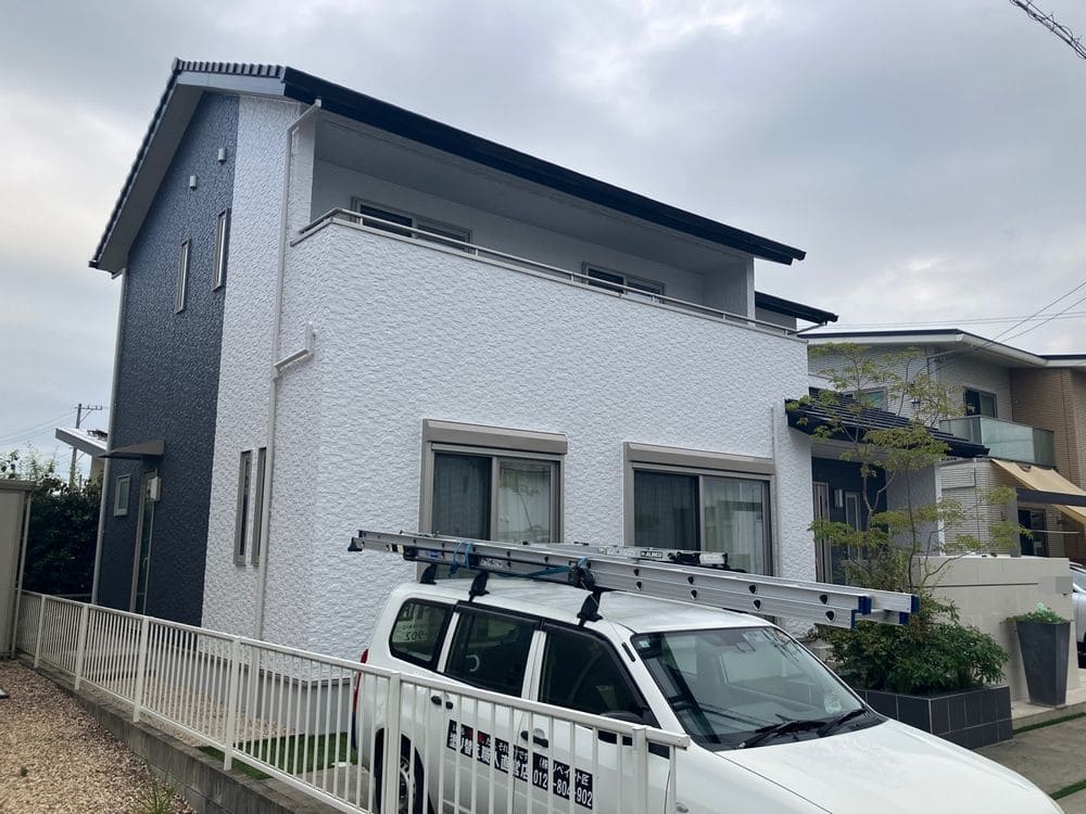 H様(亀山市羽若町)施工後 (2) 亀山市の外壁塗装、防水工事をリペイント匠が施工した写真