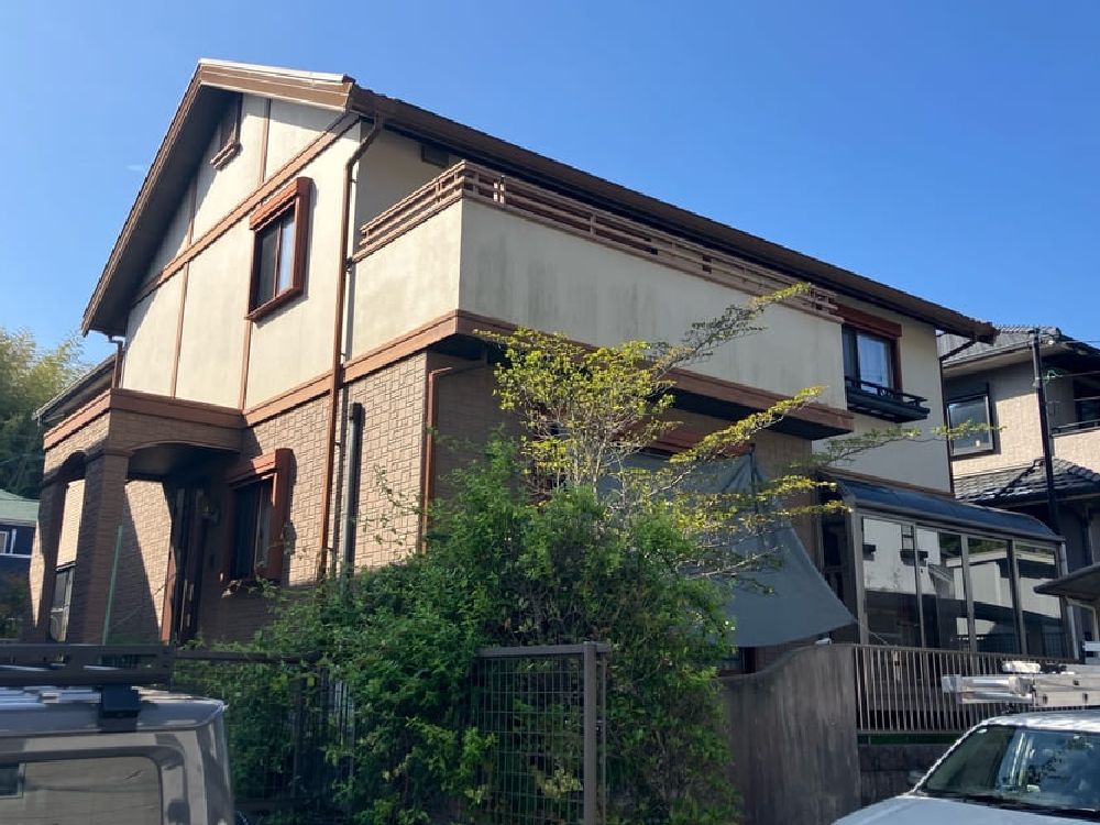 O様(津)施工前_外壁全体 (7) 津市の外壁・屋根塗装をリペイント匠が施工した写真