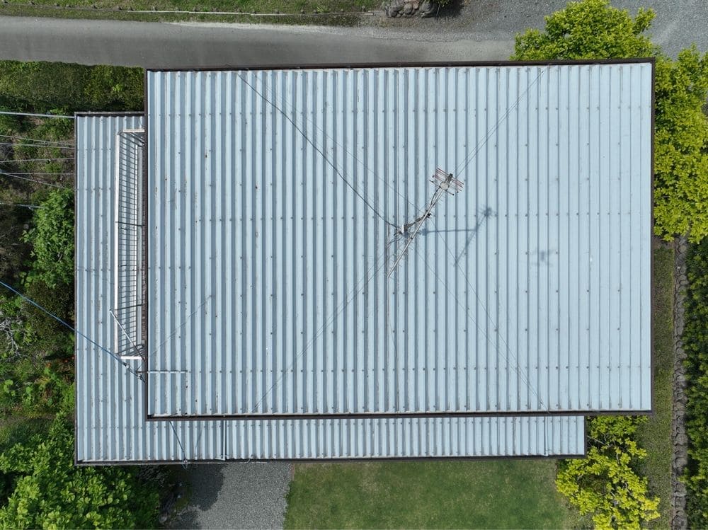 施工前_屋根全体 松阪市で外壁塗装と屋根工事をリペイント匠が施工した写真