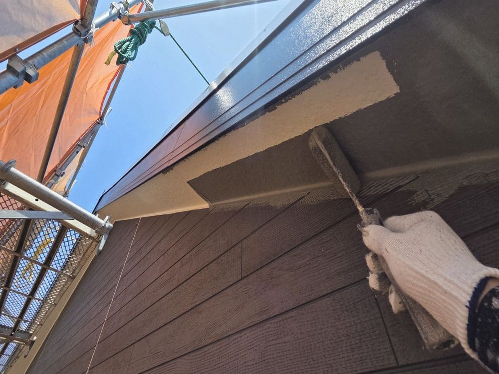 いなべ市の外壁塗装、屋根塗装、防水工事をリペイント匠が施工した写真
