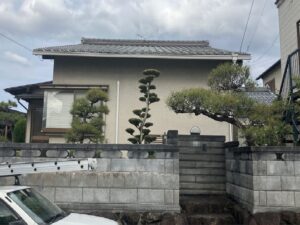 I様(名張り)施工前 名張市の外壁塗装をリペイント匠が施工した写真