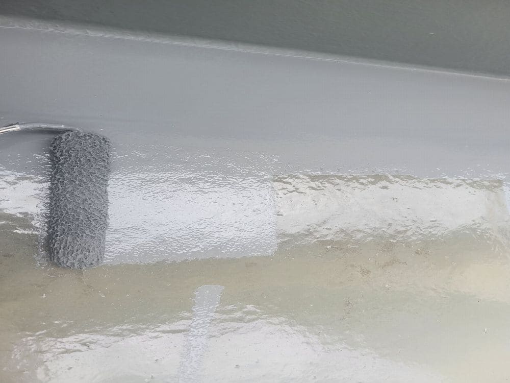 S様(名張市富貴ケ丘)_防水(トップコート) 名張市S様_防水工事_トップコート写真