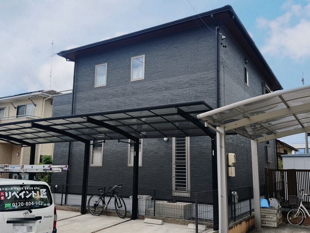 四日市市の外壁・屋根塗装をリペイント匠が施工した写真