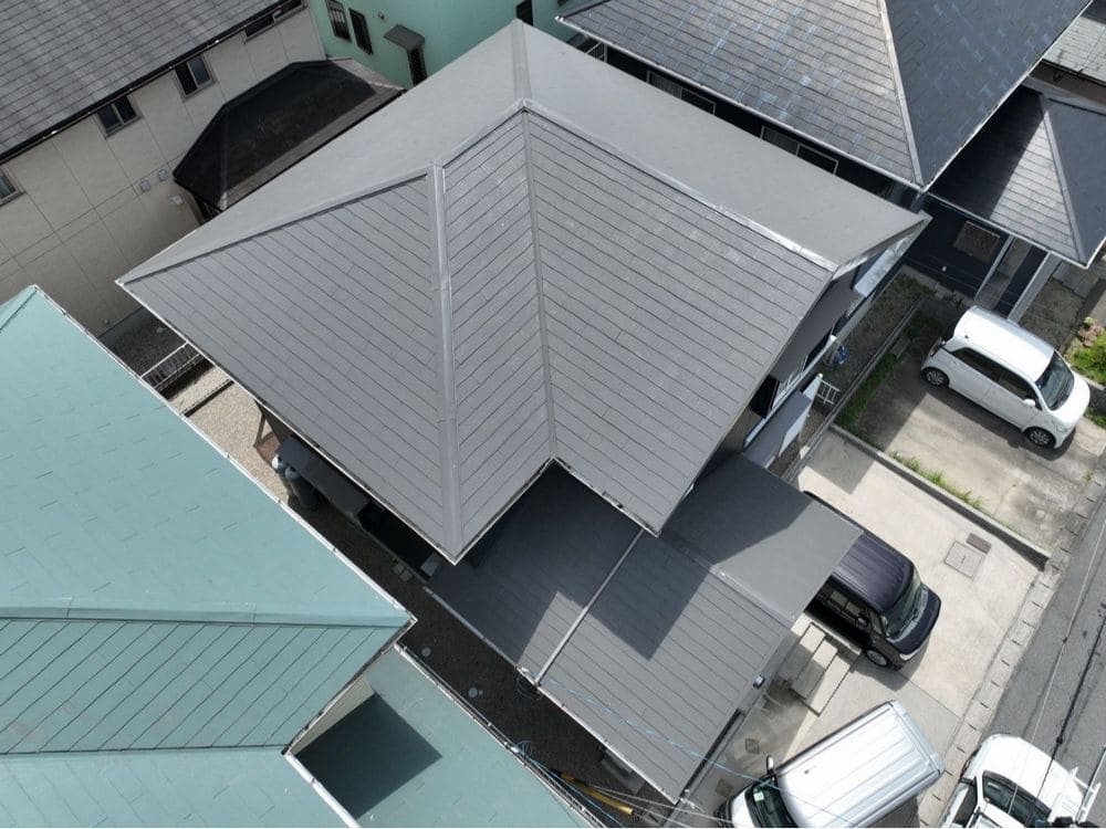 亀山市_S様_屋根 施工後 亀山市の外壁塗装、屋根塗装をリペイント匠が施工した写真