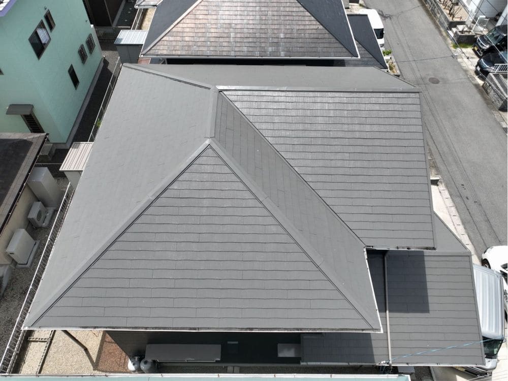 亀山市_S様_屋根 施工後 (2) 亀山市の外壁塗装、屋根塗装をリペイント匠が施工した写真